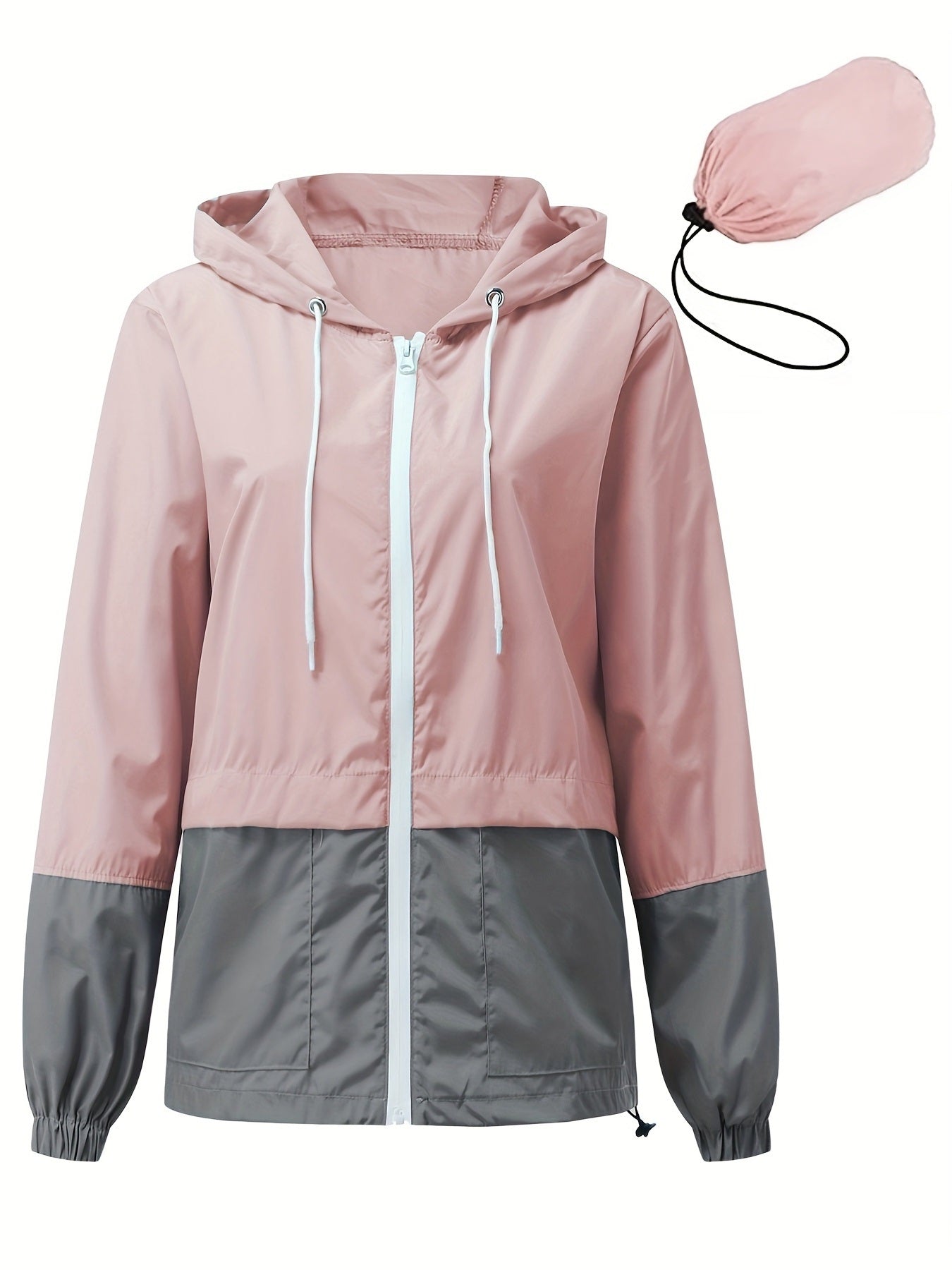 Stylish Women's Waterproof Rain Jacket for Outdoor Adventures