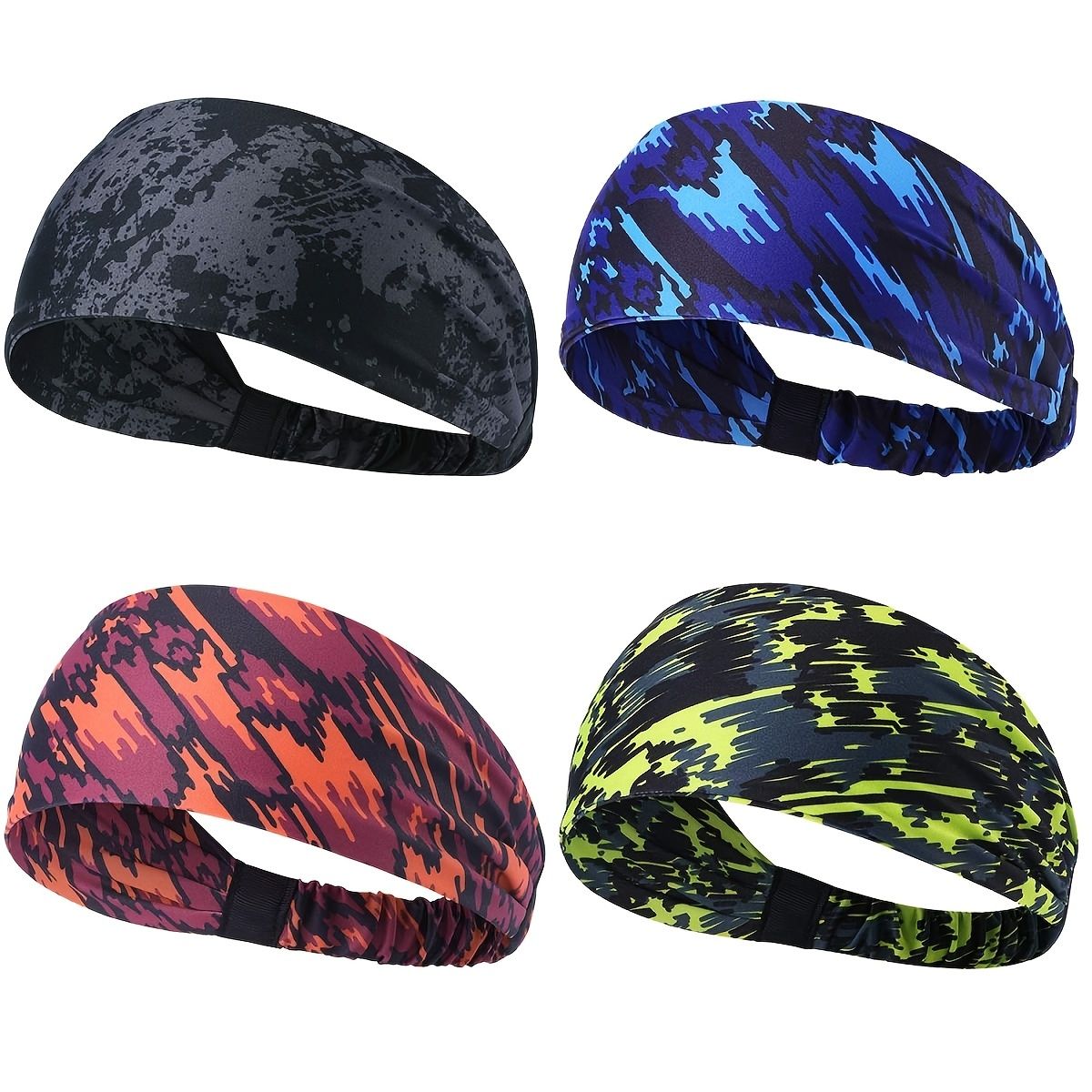 Camo Active Stretch Headbands for Fitness