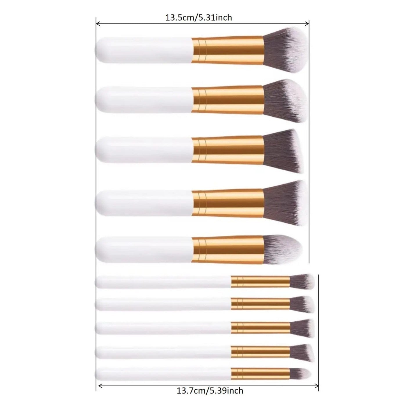 10 pcs makeup brush set