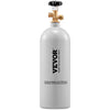 VEVOR 5 Lb Lightweight Aluminum CO2 Cylinder with Gray Epoxy Coating for Beer and Soda Dispensing