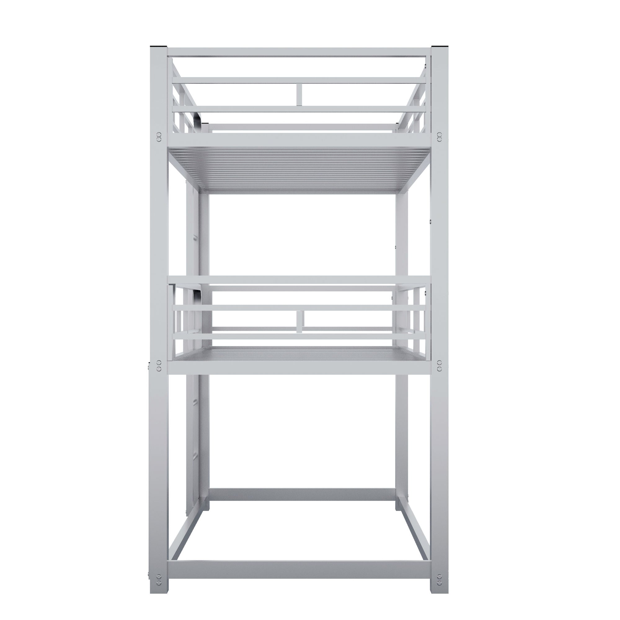 Space-Saving Metal Triple Twin Bunk Bed