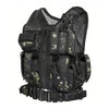 Men's Tactical Vest with Removable Belt and Versatile Holster for Pistol