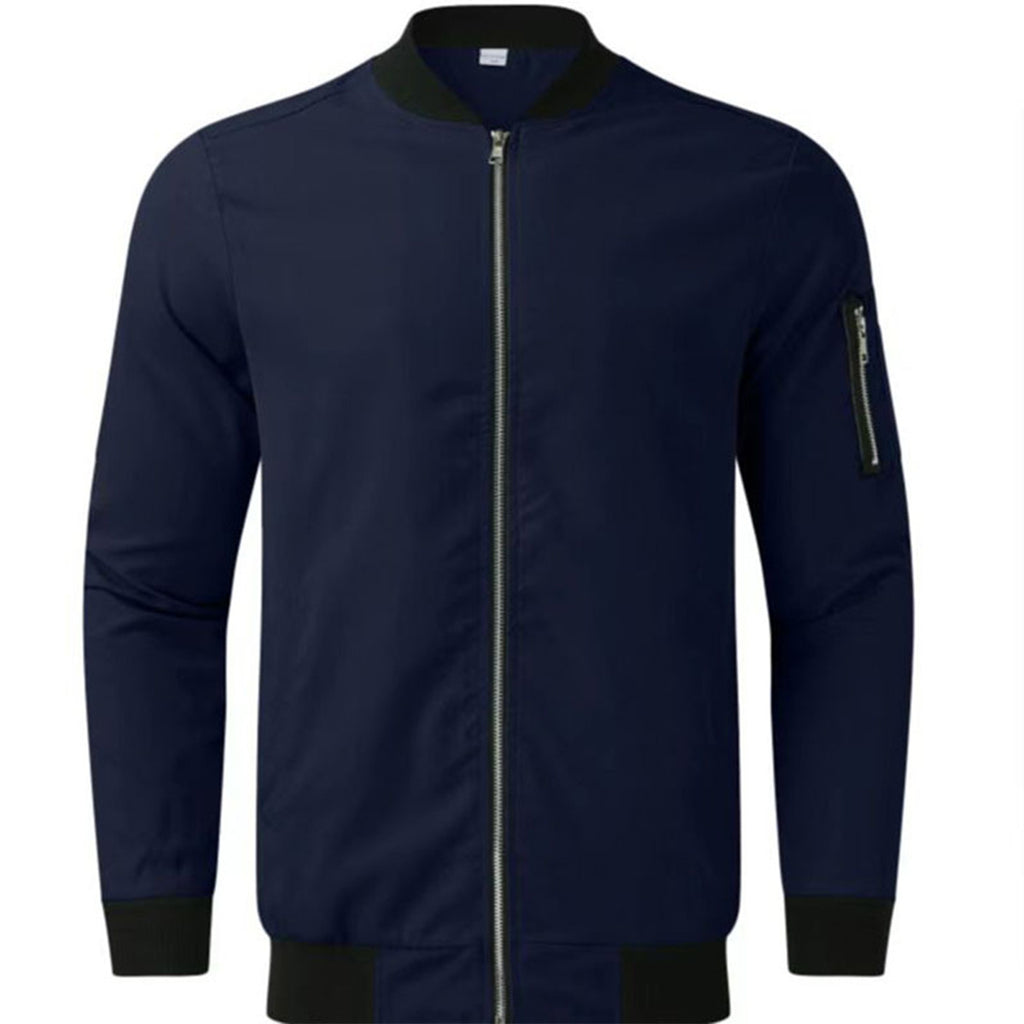 Zipper Mens Lightweight Jacket