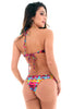 Lattice Strap Chic Split Swimsuit