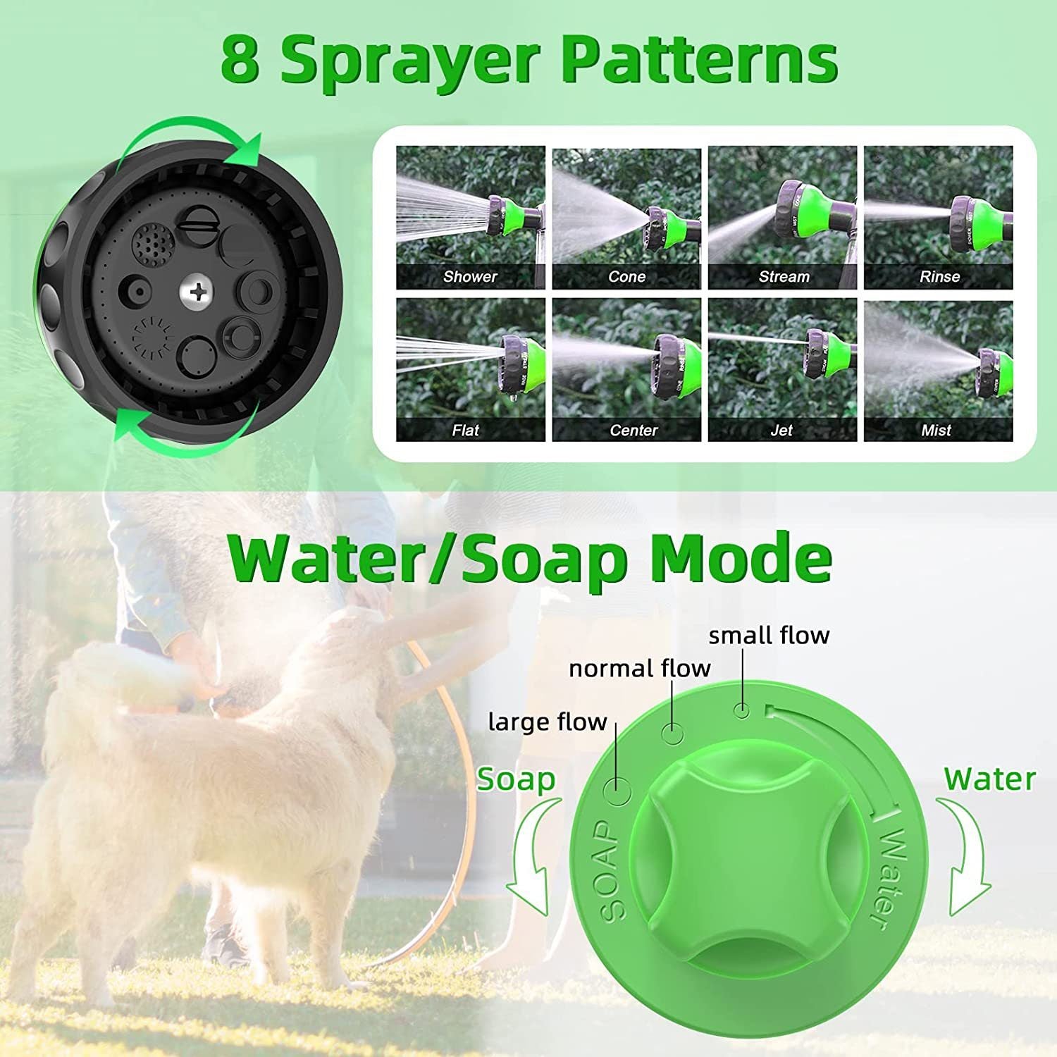 Outdoor Pet Grooming Shower & Sprayer Combo