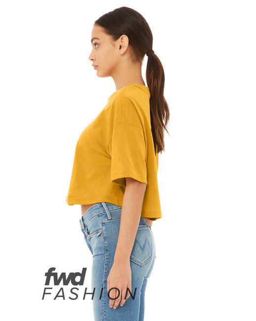 Chic & Comfy: Bella + Canvas Ladies' Cropped Jersey Tee