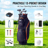 Golf Cart Bag - Black & Orange