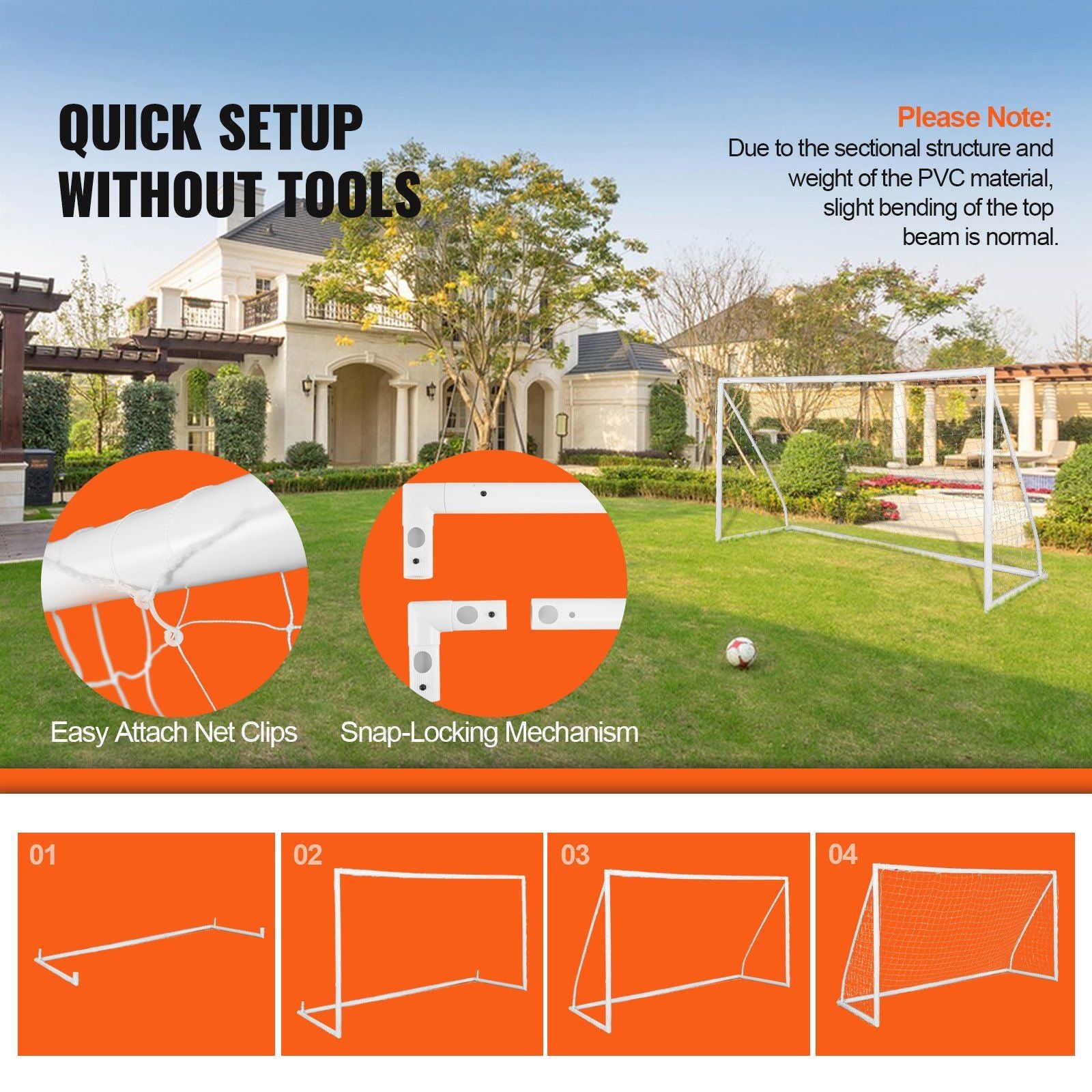 Compact Soccer Goal Set