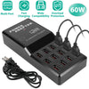 Multi 12 Port USB Charging Station