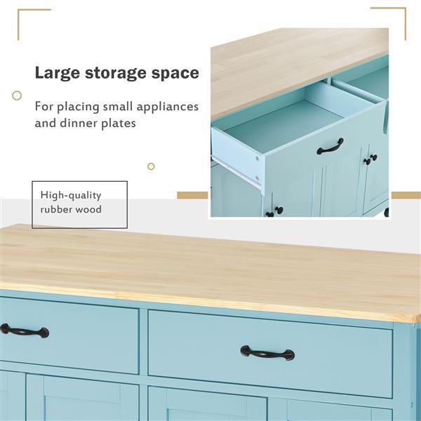 Versatile Kitchen Storage Island Cart