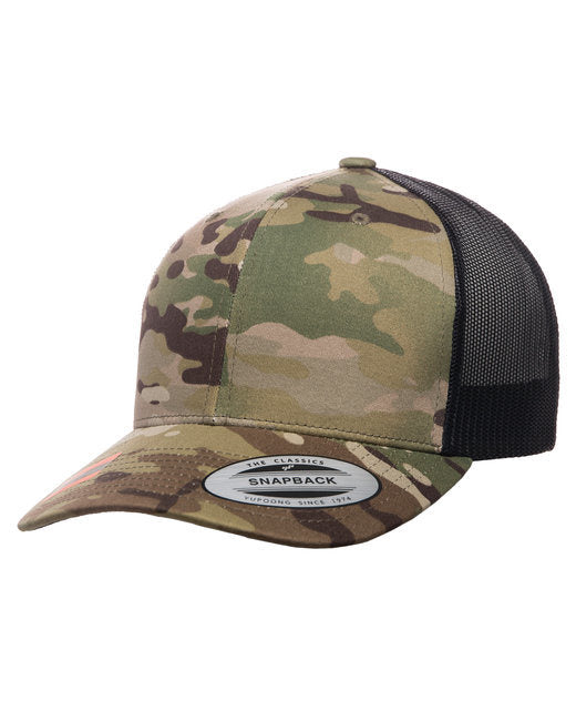 Retro Trucker Multicam Snapback