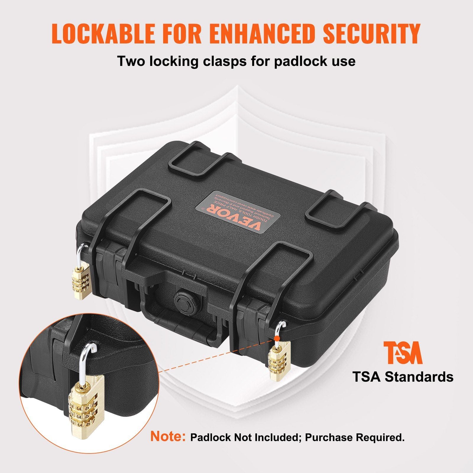 TSA-Approved Waterproof Gun Case