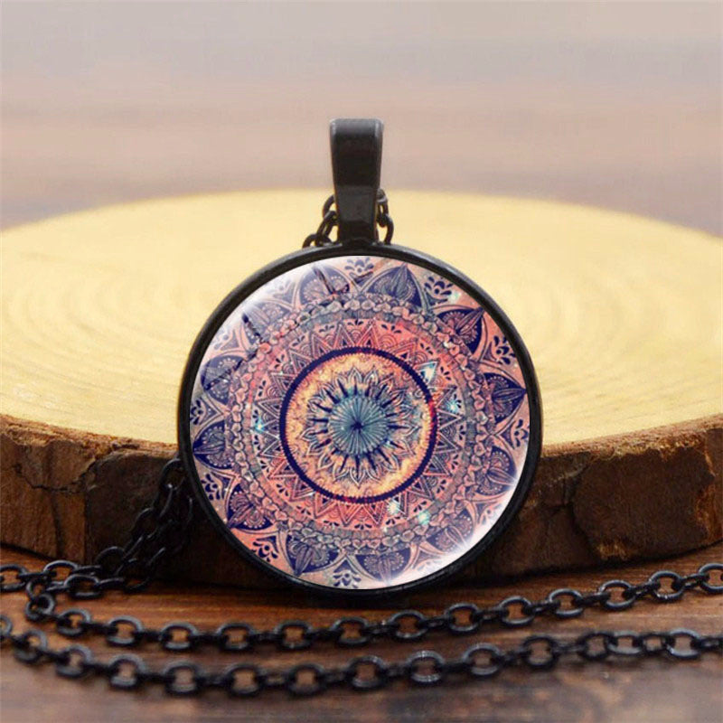 Enchanting Mandala Floral Necklace
