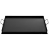 VEVOR Heavy-Duty Carbon Steel Flat Top Griddle, 16"x24" Cooking Surface for BBQ and Grill Use with Convenient Handles