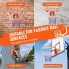 VEVOR Heavy Duty 18-Inch Basketball Rim with Net, Wall and Door Mounted Goal Replacement for Indoor and Outdoor Use