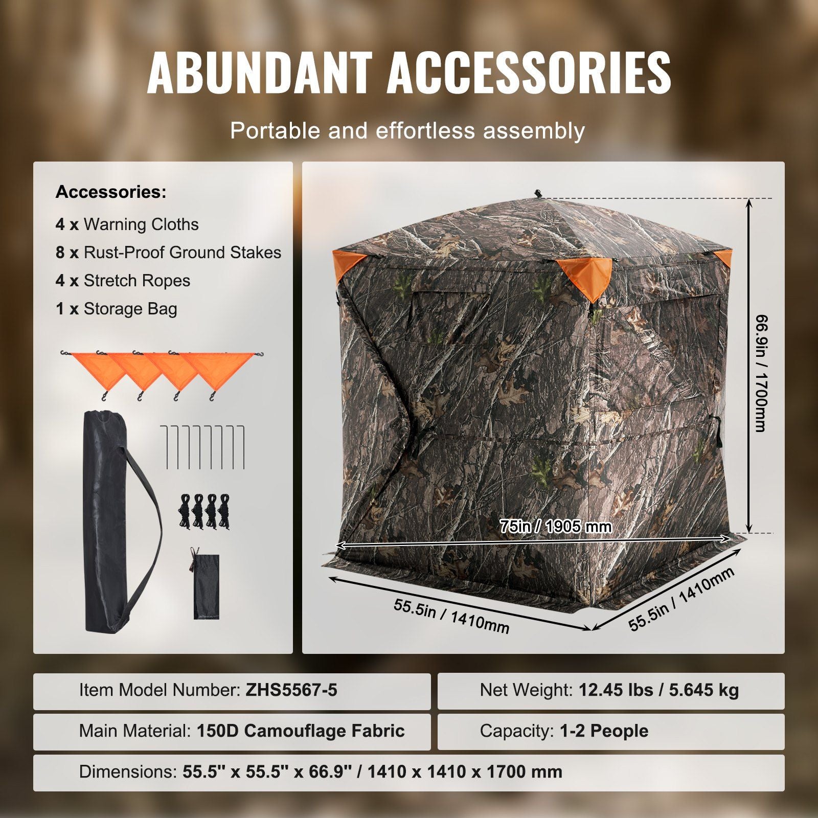 270° Stealth Pro Waterproof Hunting Blind