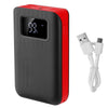 Ultra-Slim 10000mAh Dual-Port Power Bank with LCD Display and LED Flashlight