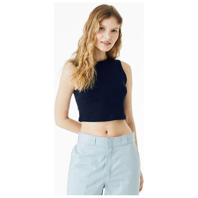 Eco-Friendly Micro Rib Crop Tank