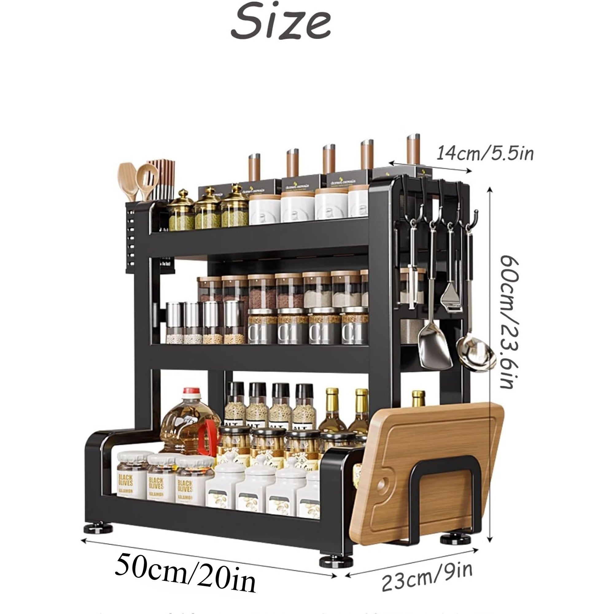 Elegant Multi-Layer Kitchen Organizer