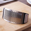 Ergonomic Stainless Steel Garlic Crusher