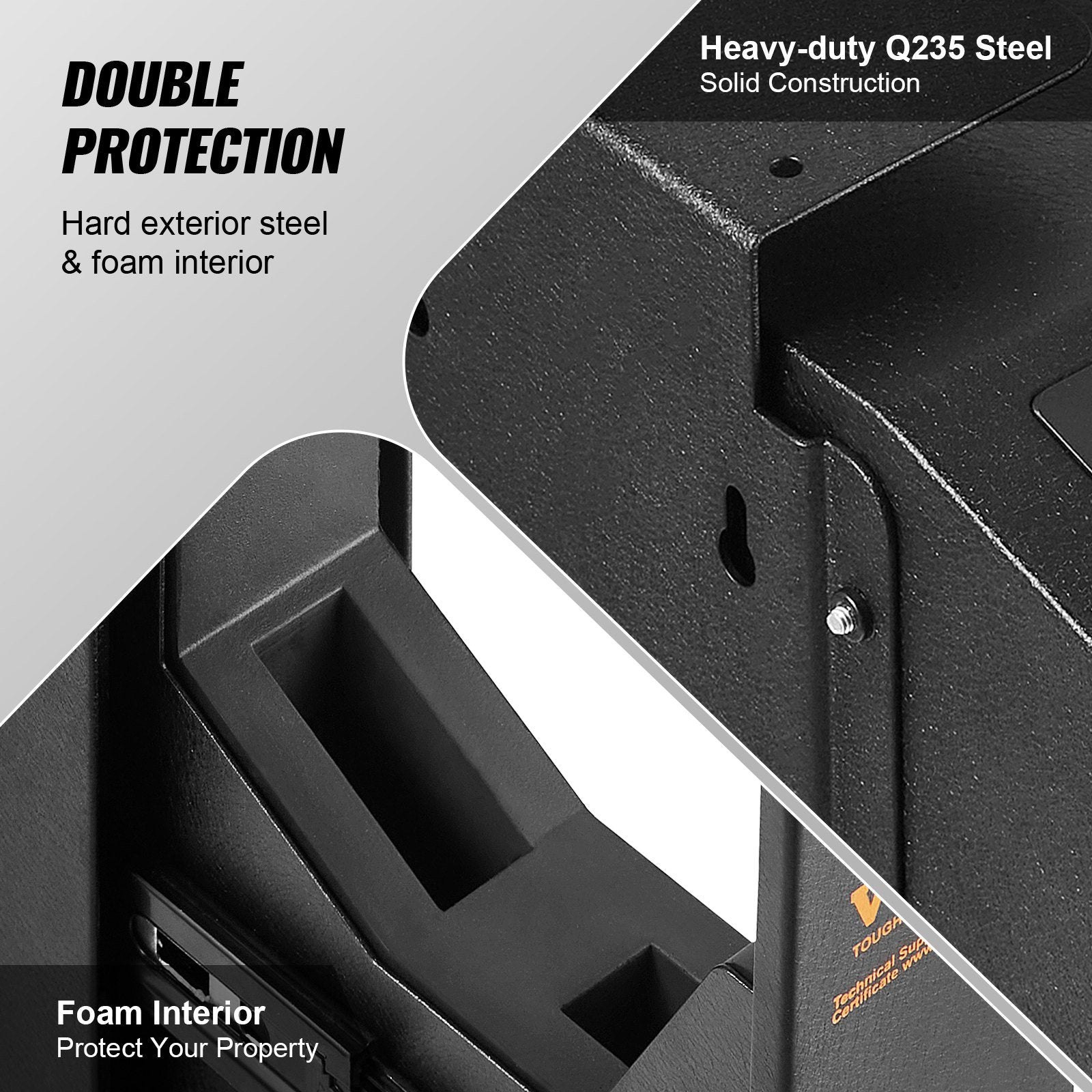Secure Wall-Mounted Firearm Storage Solution