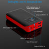 Ultra-Slim 10000mAh Dual-Port Power Bank with LCD Display and LED Flashlight