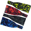 Camo Chic Stretchy Workout Headbands – Knotted, Sweat-Wicking Fitness Hairbands for Running and Yoga