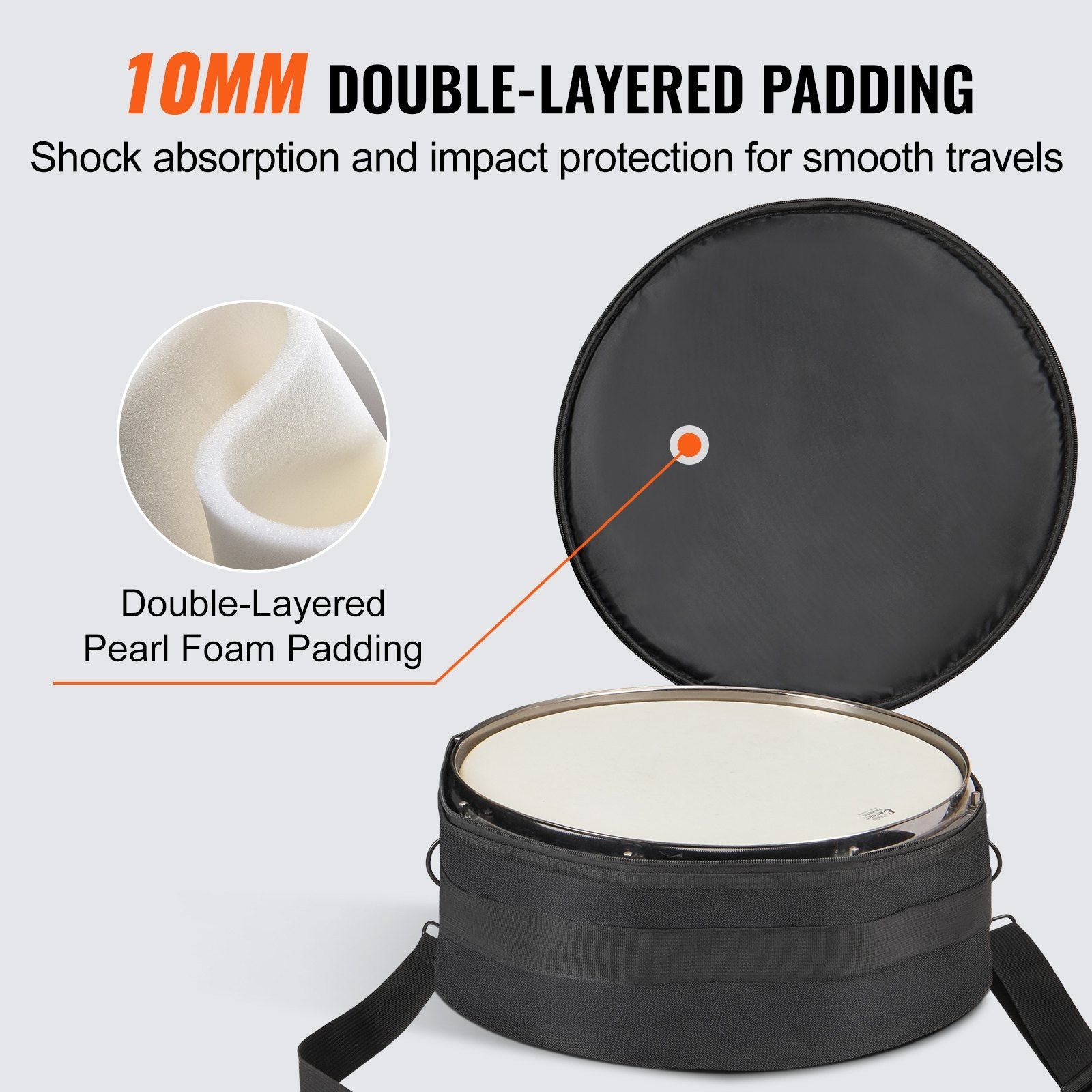 Durable 5-Piece Drum Protection Set