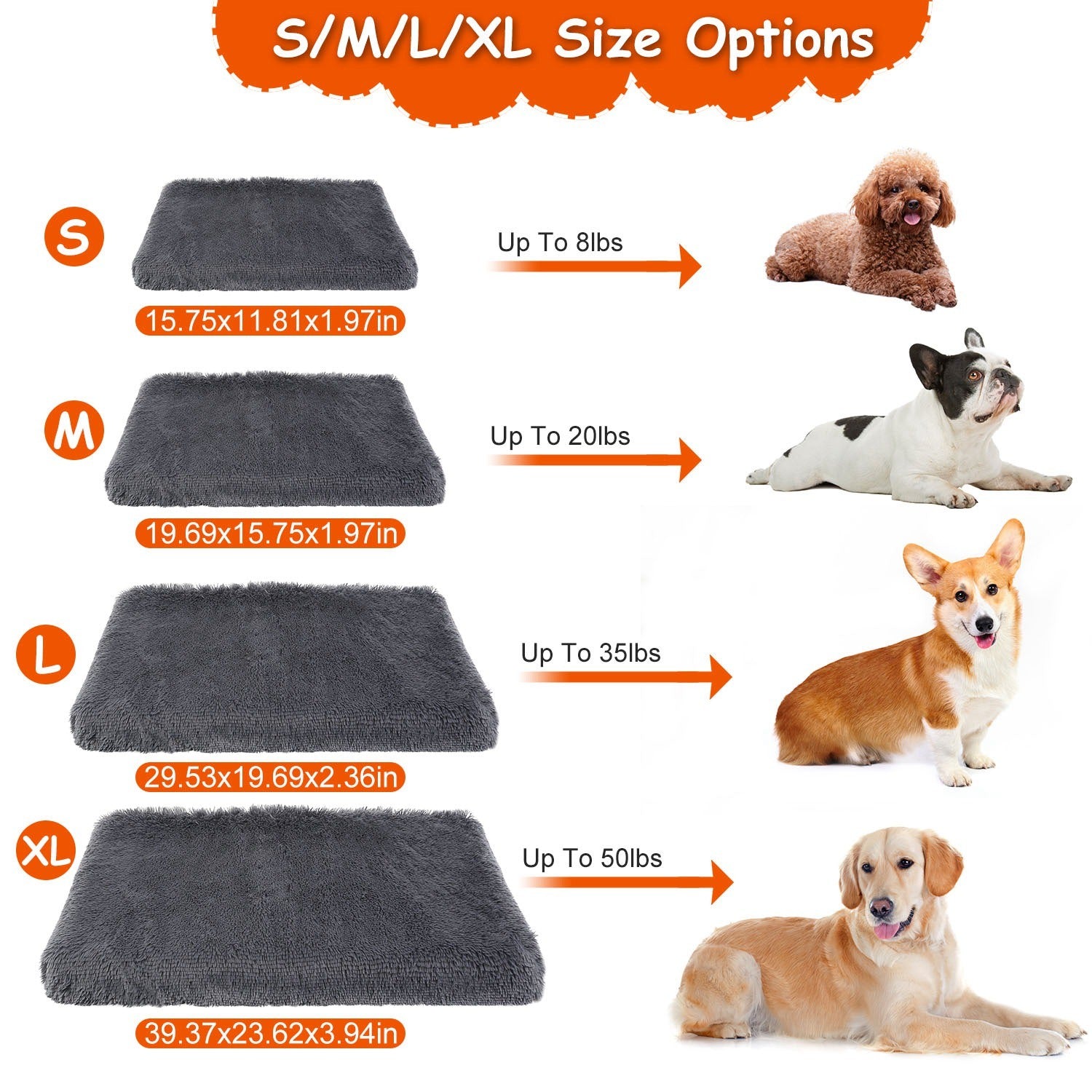 Luxurious Plush Dog Bed