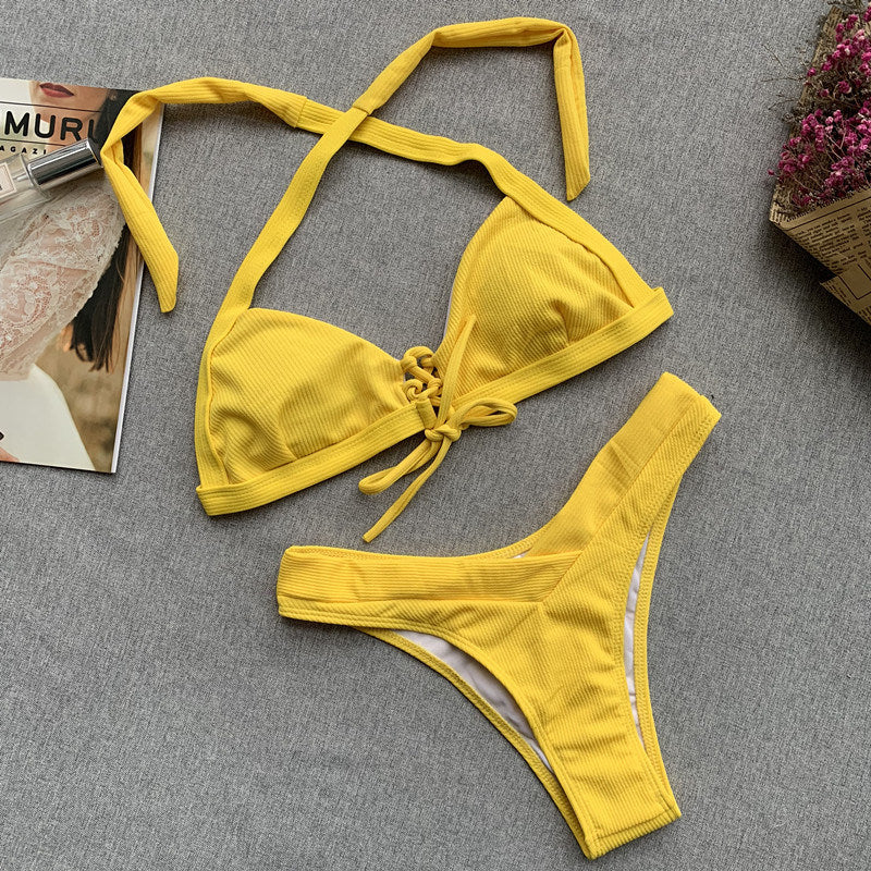 Stylish Split Bikini Set for Ladies