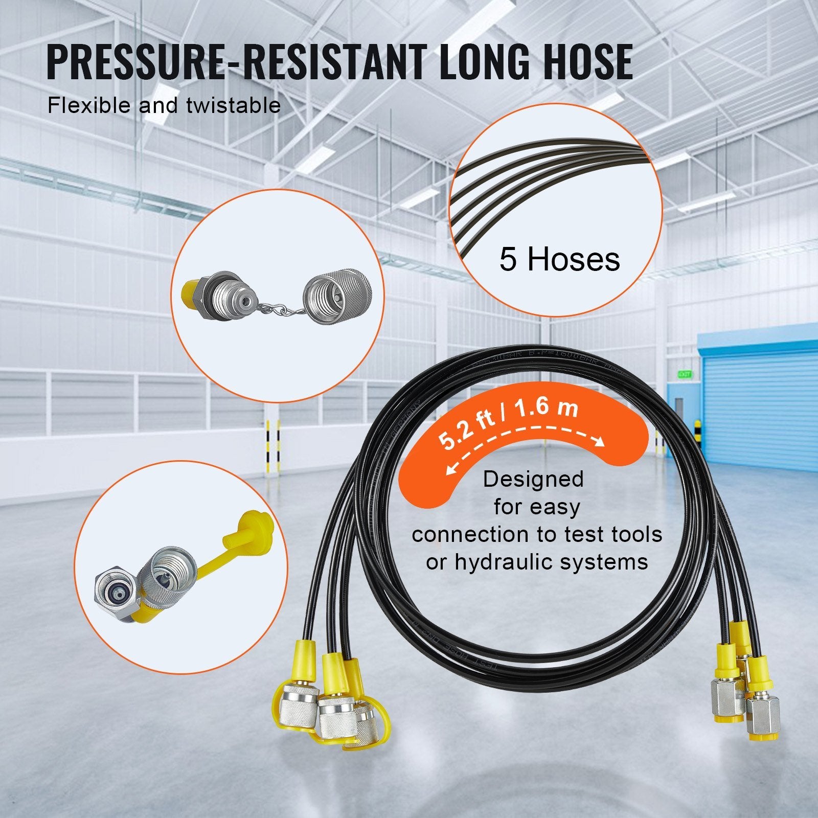 VEVOR Hydraulic Pressure Test Kit