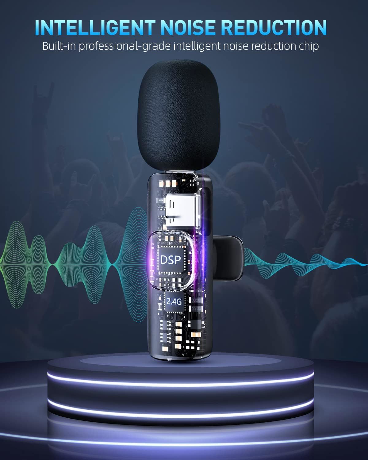 Wireless Lavalier Lapel Microphone