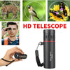 Travel-Ready 10X Waterproof Monocular for Adventure Seekers - 30x25 Compact Zoom Lens