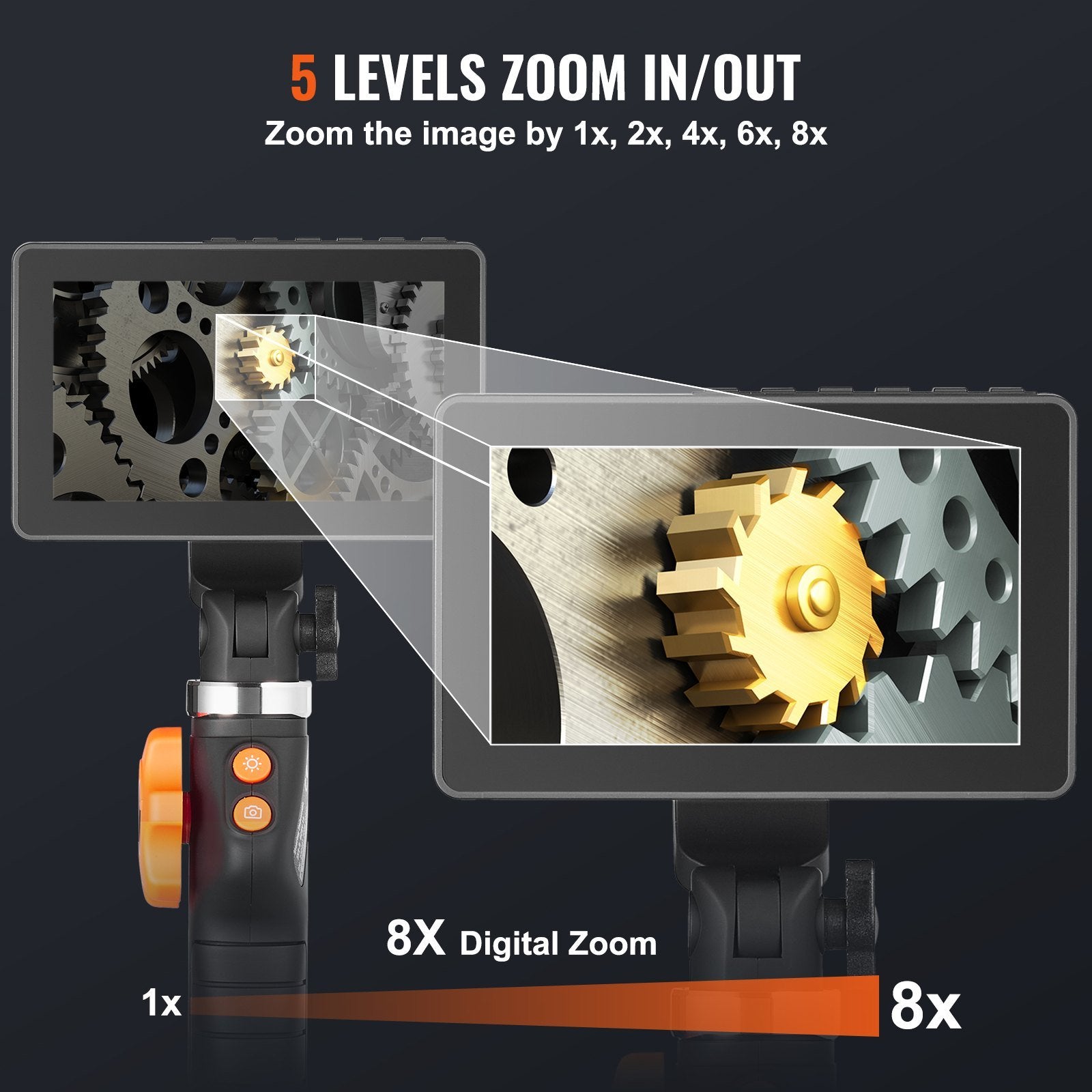 Revolutionary 180° Articulating Inspection Camera with Powerful Illumination