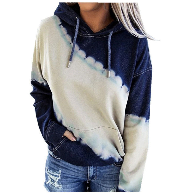 Tie-Dye Hooded Sweater