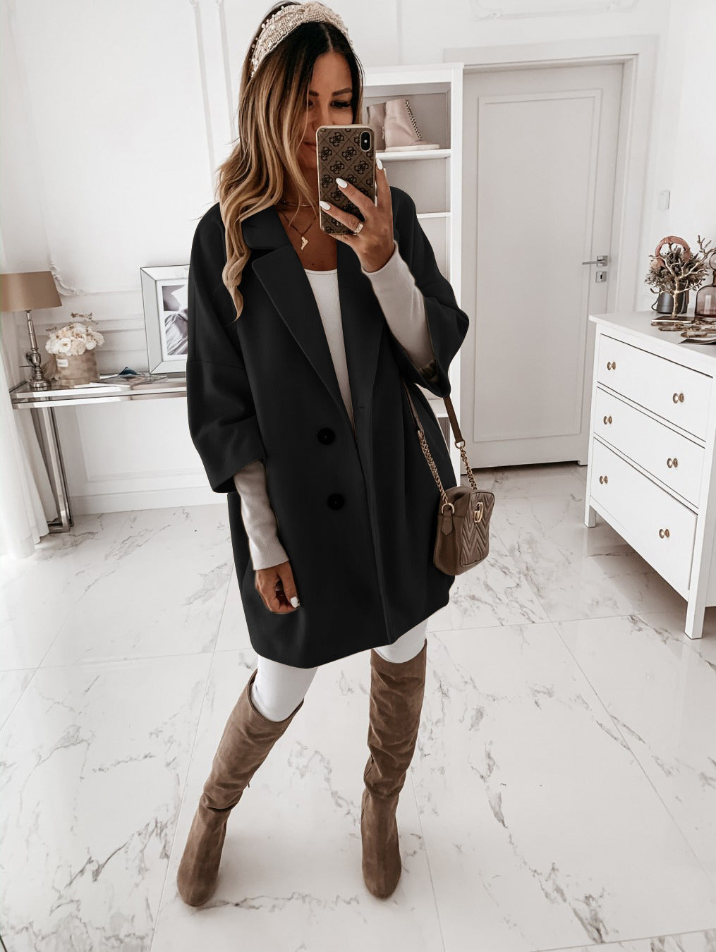 Chic Wool Blend Overcoat