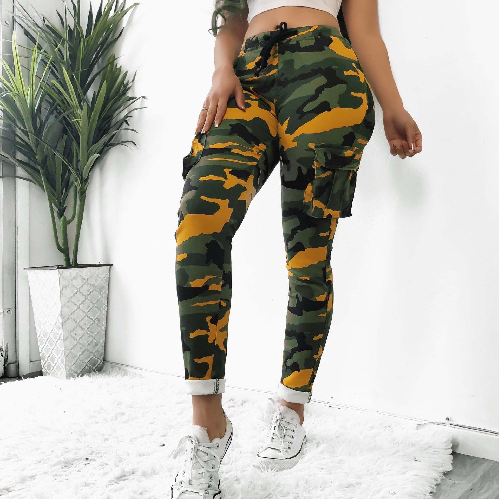 Trendy Women's Camo Trousers