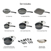 Tramontina PrimaWare 18-Piece Nonstick Cooking Essentials Set