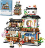 Japanese Street View Mini Building Blocks Set - 2969 PCS 4-in-1 Construction Kit for Kids and Adults