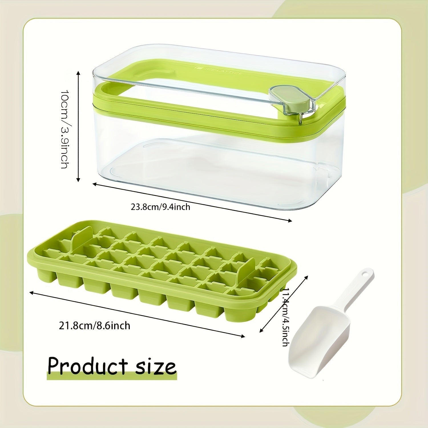 Innovative One-Button Ice Cube Maker