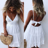 Chic Lace Strap Midi Dress