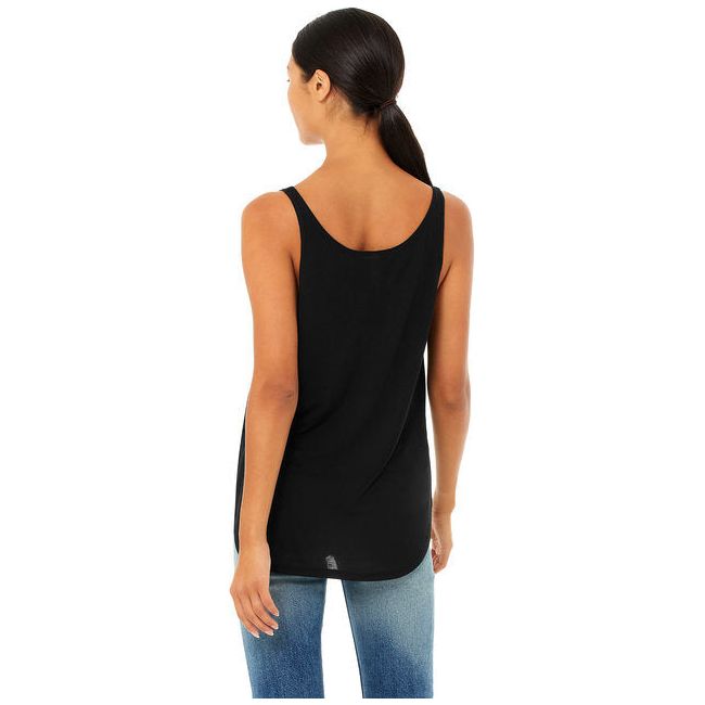 Chic Drapey Tank Top - Black