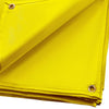 Gold Fiberglass 8x10 Ft Welding Blanket - Heavy-Duty Fire Retardant Mat with Adjustable Grommets and Portable Storage Bag