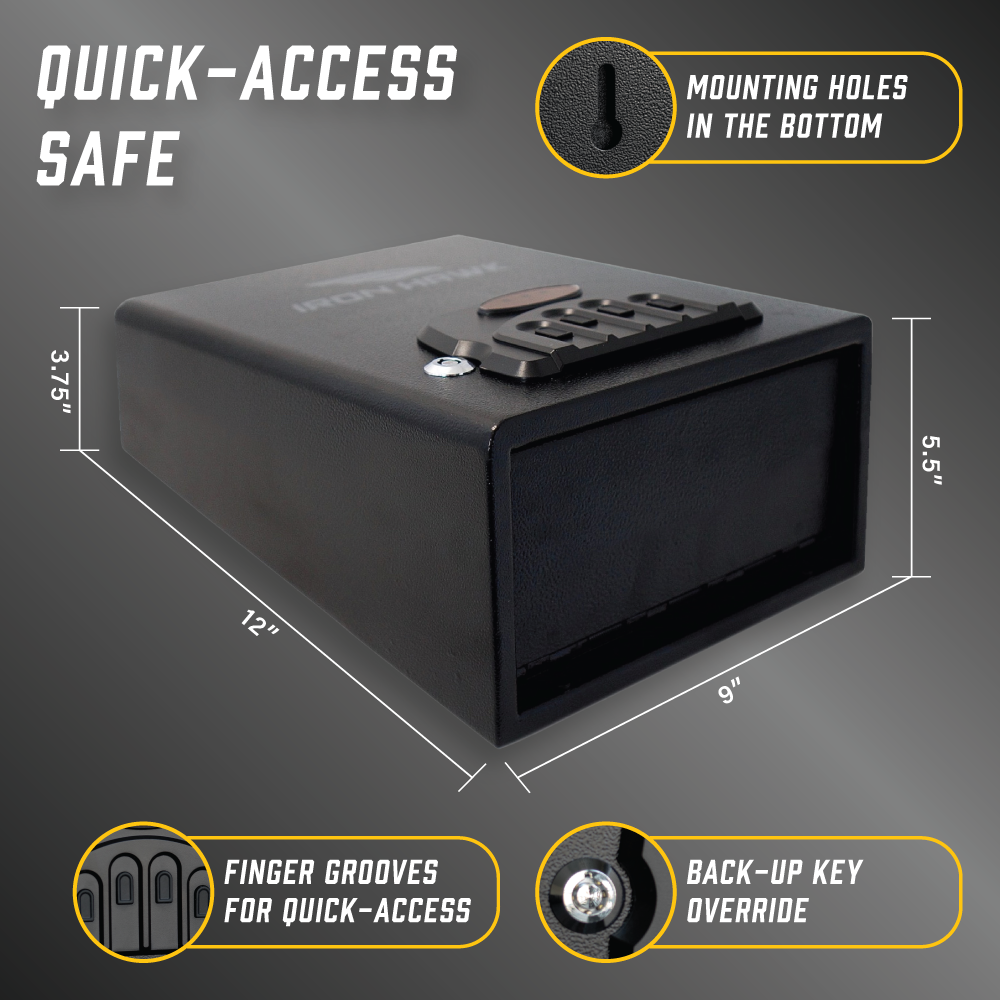 Compact Quick Access Security Safe