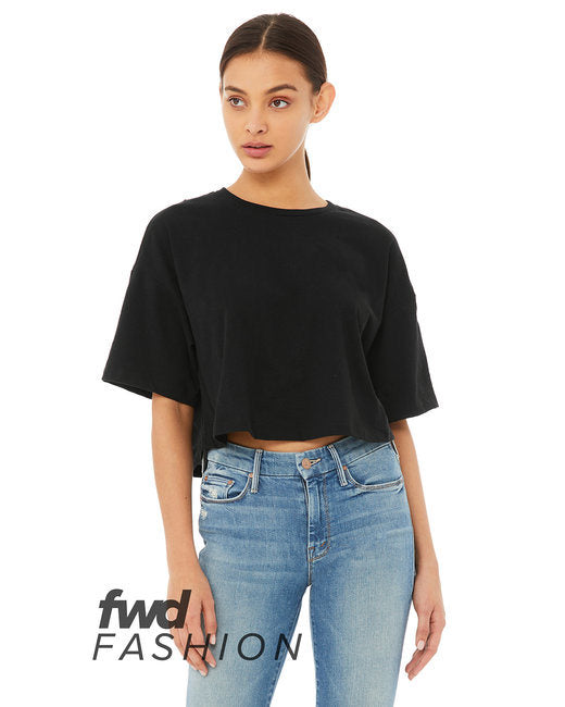 Chic & Comfy: Bella + Canvas Ladies' Cropped Jersey Tee