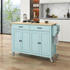 Versatile Kitchen Storage Island Cart