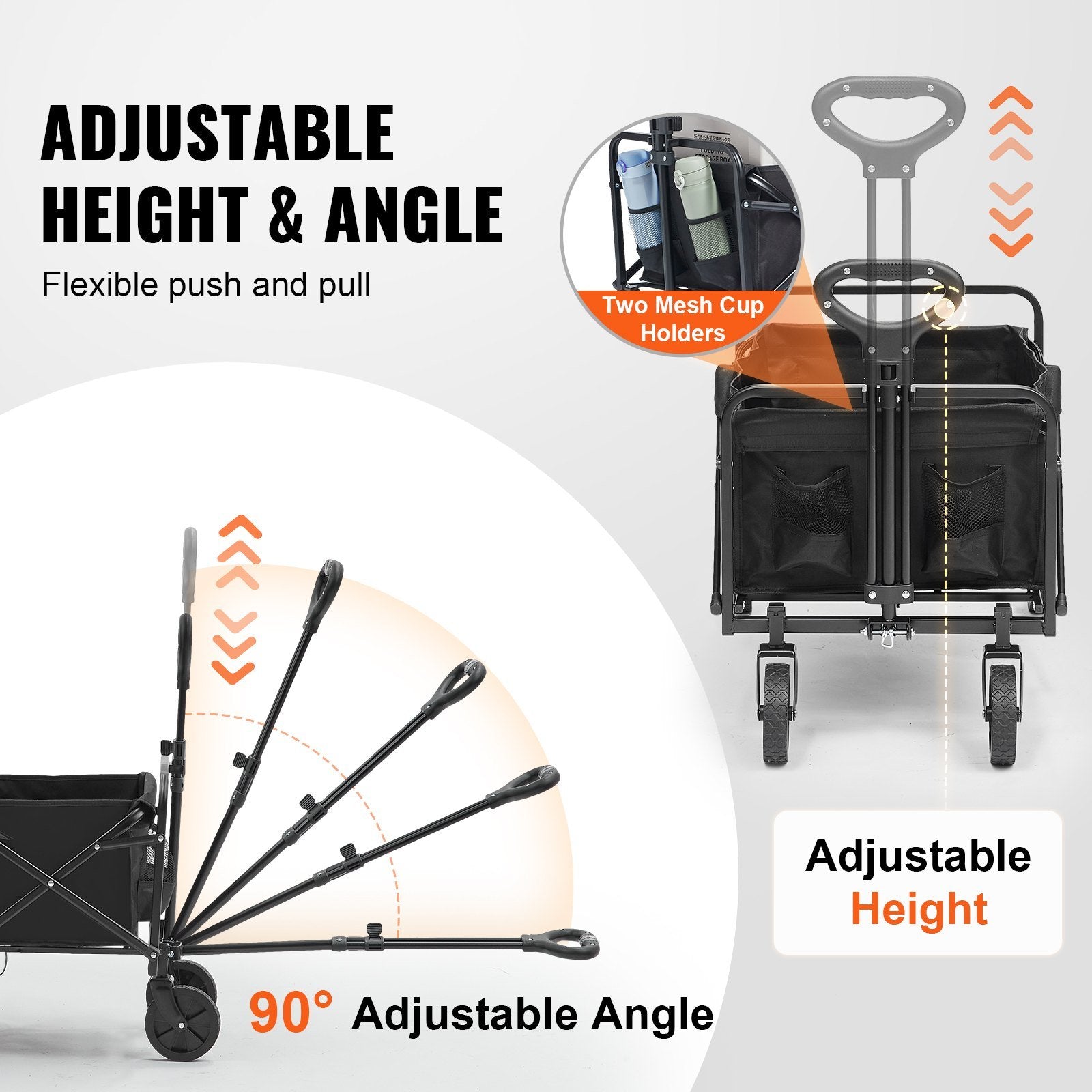 Heavy-Duty Folding Outdoor Utility Cart