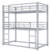 Space-Saving Metal Triple Twin Bunk Bed