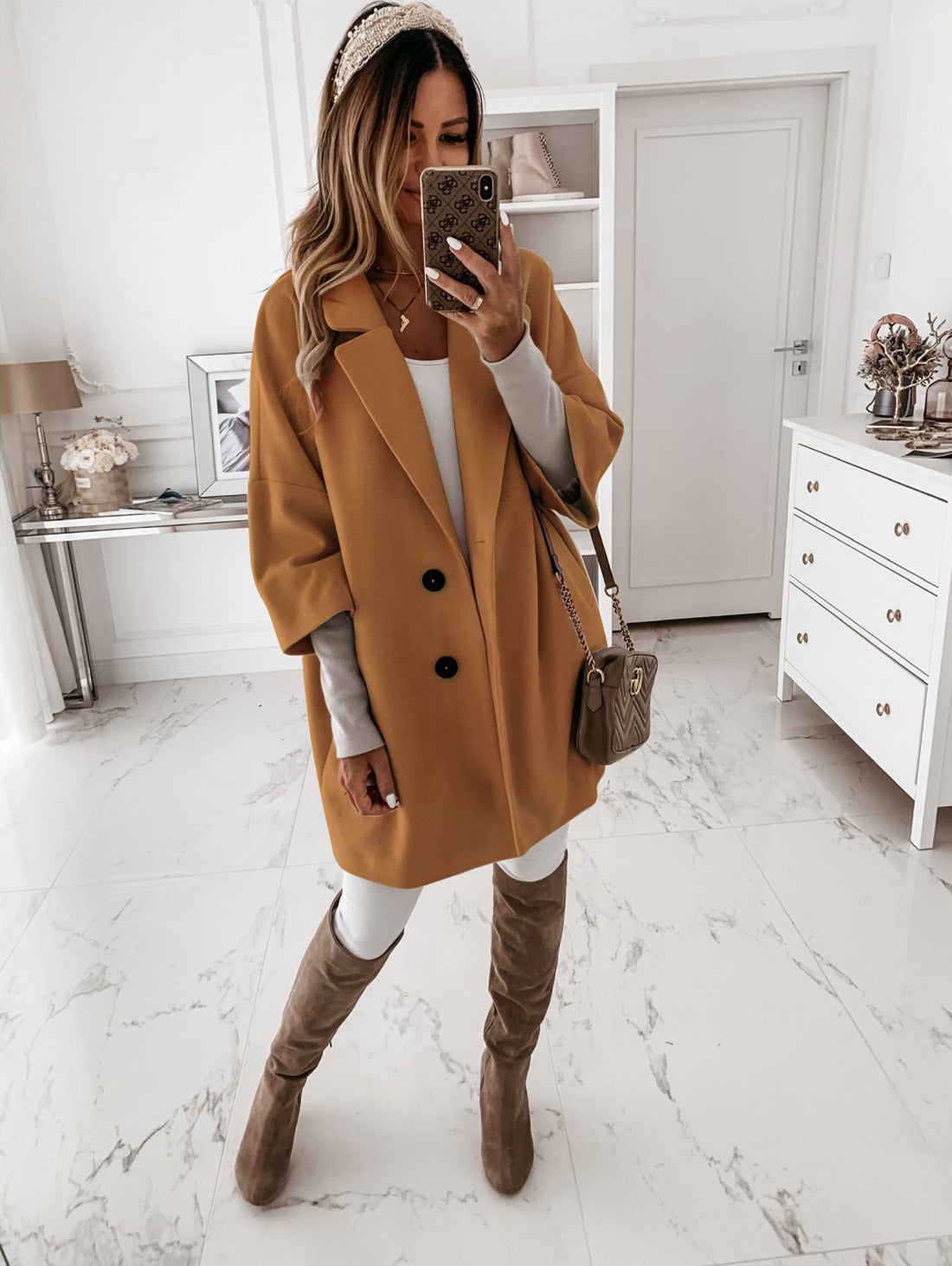 Chic Wool Blend Overcoat