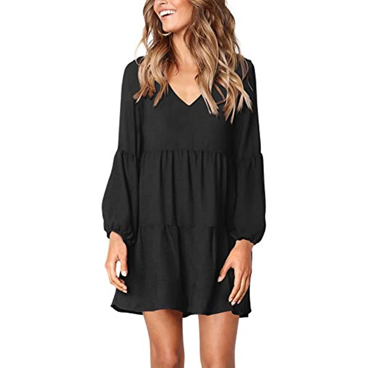 Versatile V-Neck Tunic Dress for All Occasions